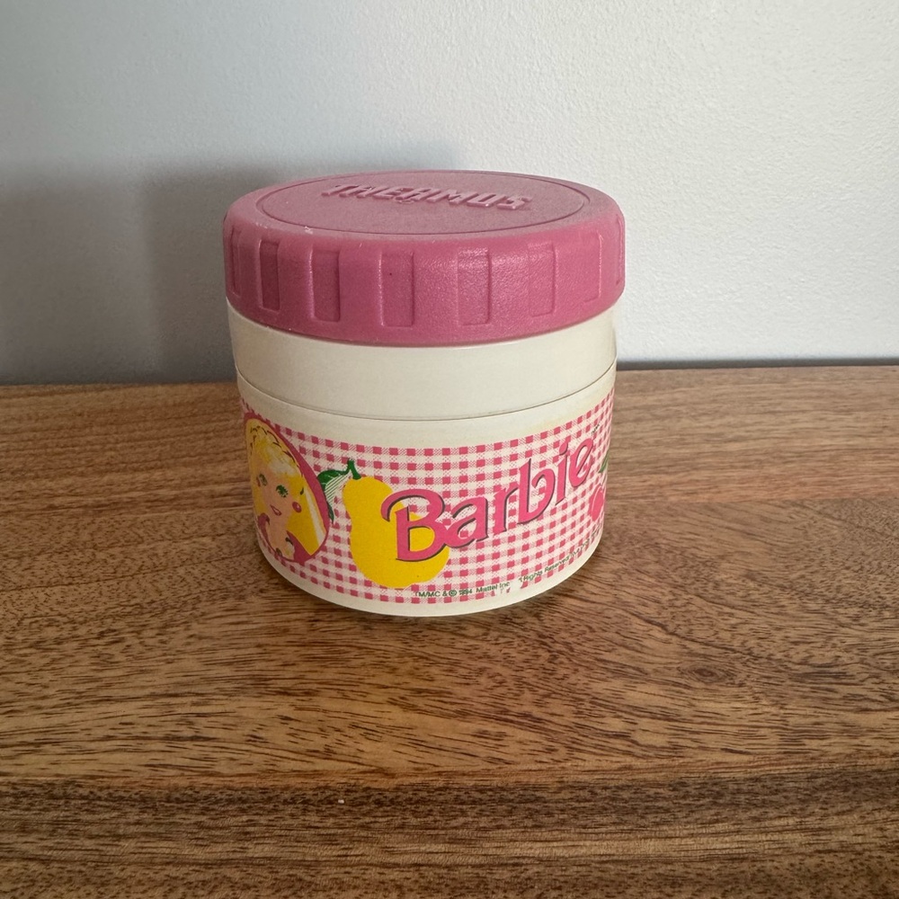 Barbie Pink and White 1994 Thermos